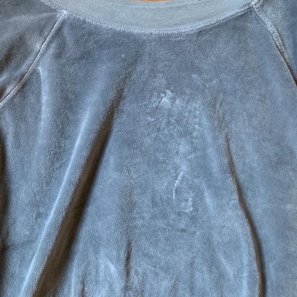 Project Social T Ludlow Gray Crewneck Velour Sweatshirt - Picture 10 of 10